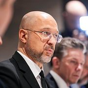 Ukrainas försvarsminister och eventuellt blivande energiminister Denys Sjmyhal. 