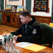 Zelenskyj och Budanov i en nytagen bild.