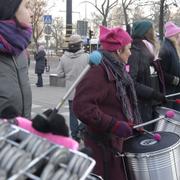 Women's March Stockholm och Me Too Sweden arrangerar en manifestation i januari 2018.