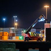 Hamnen i Helsingborg.