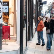 Black Friday på Drottninggatan i Stockholm.