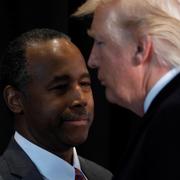 Ben Carson och Donald Trump, arkivbild.