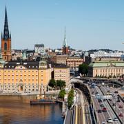 Arkivbild: Vy över Centralbron i Stockholm. 