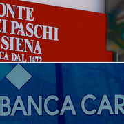 Italienska problembankerna Monte dei Paschi och Carige.