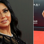 Rania Youseff i den kritiserade klänningen.
