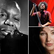 Nina Simone, Zack de la Rocha från Rage against the Machine och Kate Bush. 