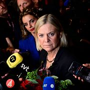 Socialdemokraternas partiledare Magdalena Andersson.