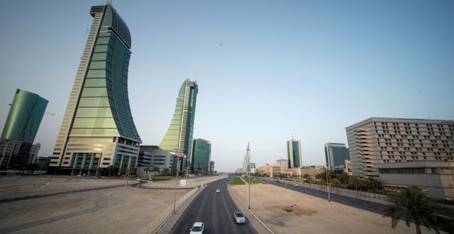 Arkivbild: Finanskvarteren i Bahrains huvudstad Manama Hamad I Mohammed / TT NYHETSBYRÅN