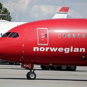 Ett av Norwegians flygplan