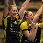 Sävehofjubel under den andra finalmatchen. 