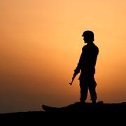 En pakistansk soldat på uppdrag i 2016. 