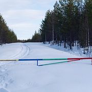 På vägen till den planerade gruvplatsen.