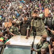 Manifestation i Malis huvudstad Bamako. 