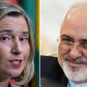 Irans kärnteknikavtal och de som arbetade fram det – Irans utrikesminister Mohammad Javad Zarif och Federica Mogherini, EU:s chef för utrikes- och säkerhetspolitik