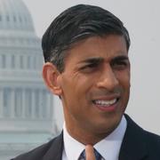 Premiärminister Rishi Sunak på besök i Washington.  Niall Carson / AP