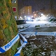 Platsen där skjutningen inträffade. 