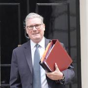 Arkivbild på Storbritanniens premiärminister Keir Starmer under onsdagen.