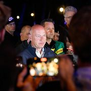 Borgmästaren Kai Wegner på plats efter attacken.