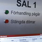 Arkivbild: Huvudförhandlingen inleds i Ångermanlands tingsrätt om dubbelmordet i Brattås.