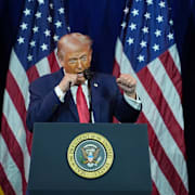 Arkivbild på Donald Trump.