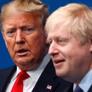 Donald Trump och Boris Johnson.