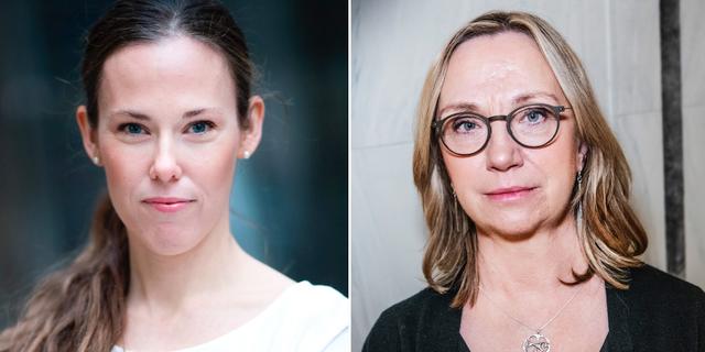 Nordeas chefsanalytiker Susanne Spector, Handelsbankens chefsekonom Christina Nyman. Arkivbilder. TT