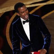 Chris Rock och William Smith under Oscarsgalan. 