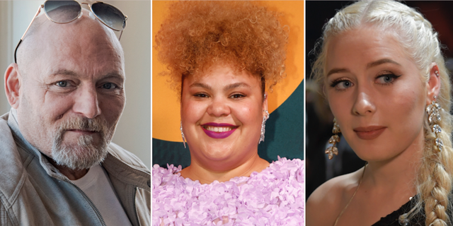 Håkan Hemlin från Nordman, Loulou Lamotte och Wiktoria Johansson. TT