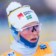 Frida Karlsson under gårdagens sprint.