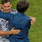 Joachim Löw och Leon Goretzka