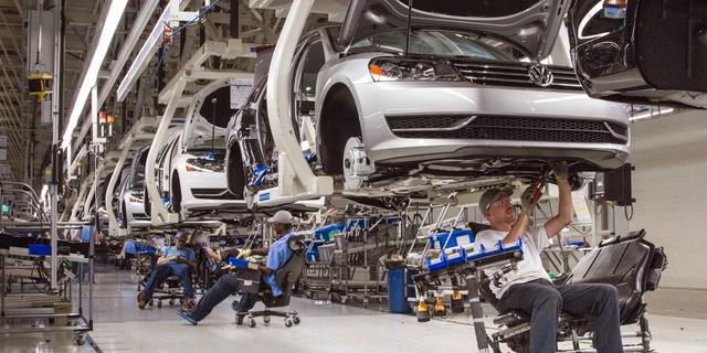 Volkswagen-fabrik. Erik Schelzig / AP