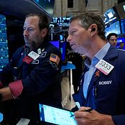 Investerare på Wall Street.