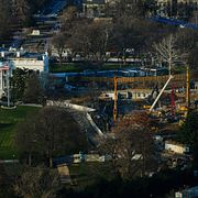 Vita huset rivna östvinge, där Trump vill bygga sin balsal.