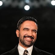 Zohran Mamdani under sin tillträdesceremoni på nyårsafton. 