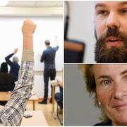 Daniel Suhonen, Anne-Marie Pålsson. Arkivbilder.