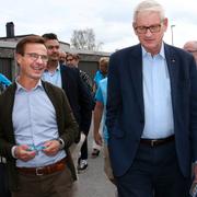 Ulf Kristersson och Carl Bildt.