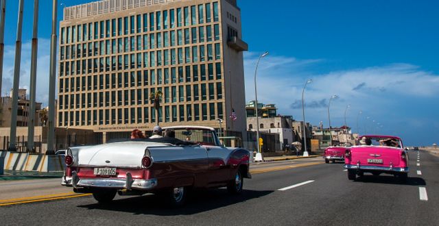 USA:s ambassad på Kuba. Desmond Boylan / TT NYHETSBYRÅN