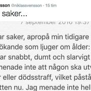 Svensson på Twitter