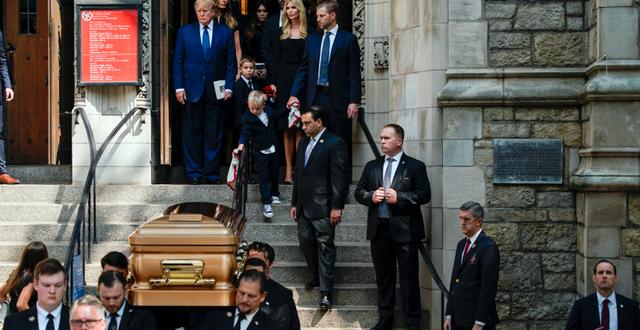 Begravningen av Ivana Trump. Julia Nikhinson / AP