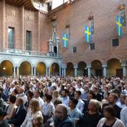 Medborgarskapsceremoni i Stockholms stadshus 6 juni 2017. 