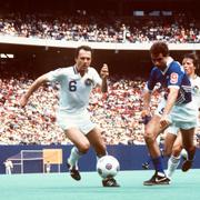 Franz Beckenbauer under en match med New York Cosmos 1983.