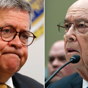 William Barr t.v. Wilbur Ross t.h.