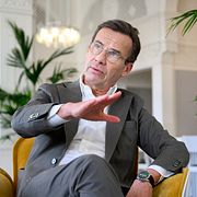 Moderaternas partiledare Ulf Kristersson. Arkivbild.
