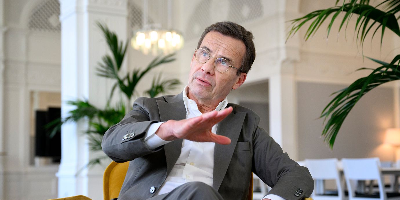 Moderaternas partiledare Ulf Kristersson. Arkivbild.