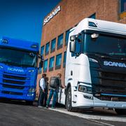 Ellastbilar från Scania.