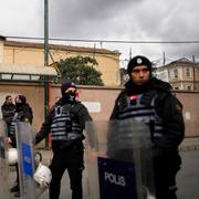 Turkisk polis. Illustrationsbild.