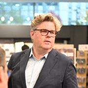 Justitieminister Gunnar Strömmer (M) på besök i Göteborg. 
