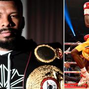 Badou Jack och Adonis Stevenson. Arkivbilder.