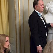 Frostenson, Engdahl och Wästberg. Från SvenskaAkademiens högtidliga sammankomst 2015.