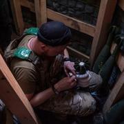 Ukrainsk soldat, 26 augusti 2025. Fotot är distribuerat av Ukrainas försvarsmakt genom AP.
